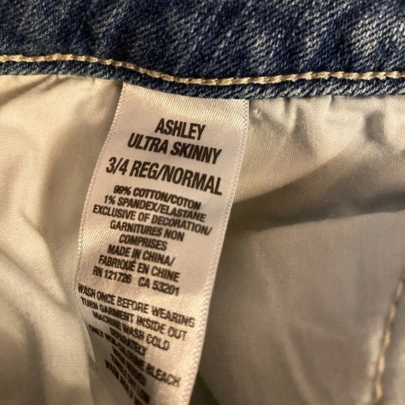 Aeropostale Jeans Ashley Ultra Skinny Size 3/4 Regular - Picture 5 of 8